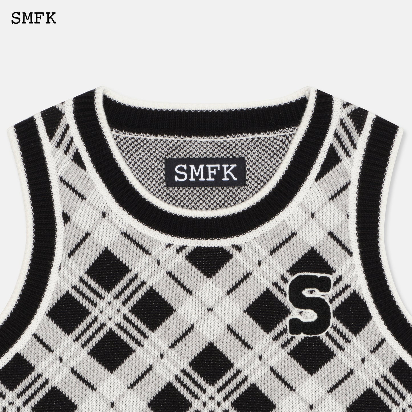 SMFK Wilderness Black And White Polo Vest