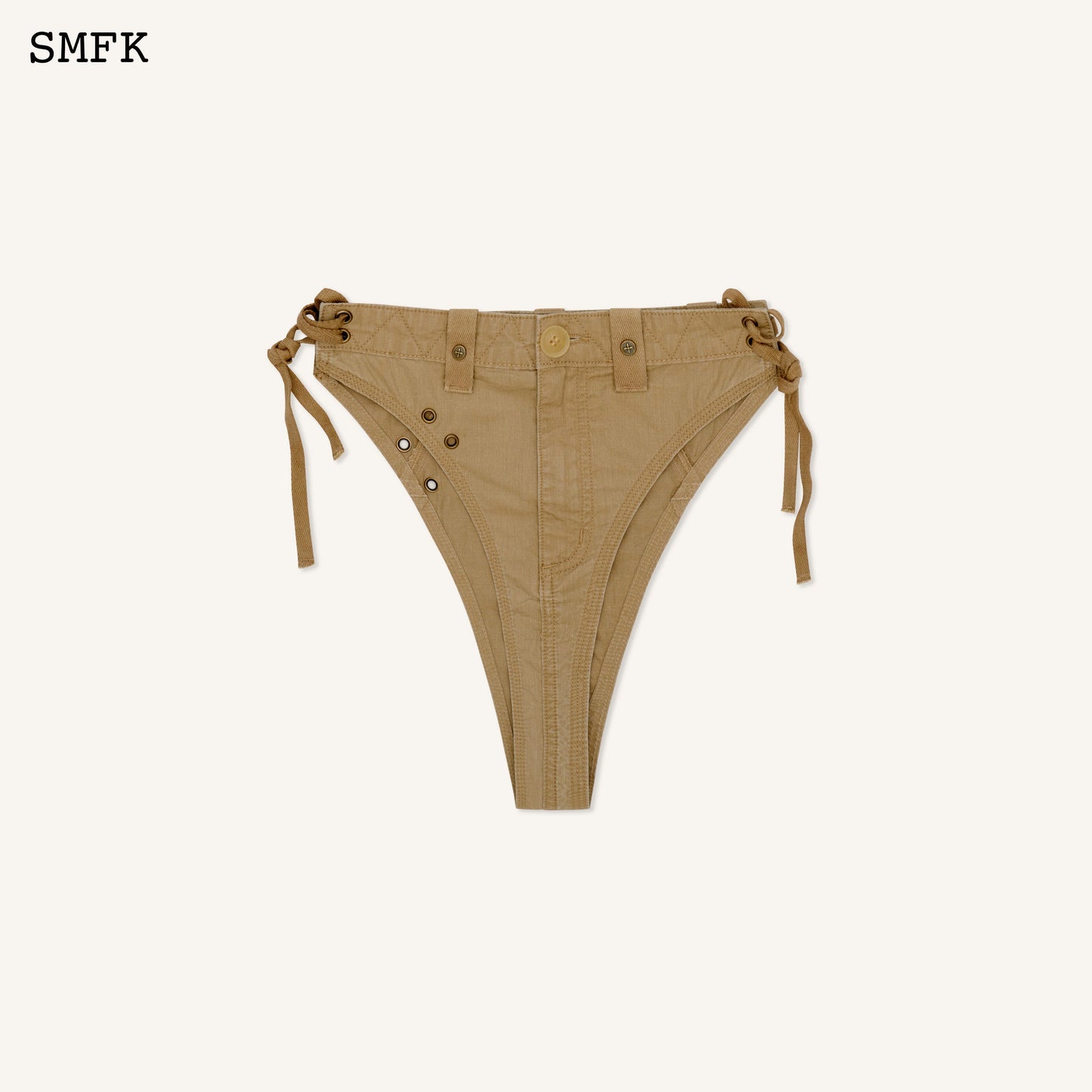 SMFK WildWorld Stray Workwear Style Bikini Wheat