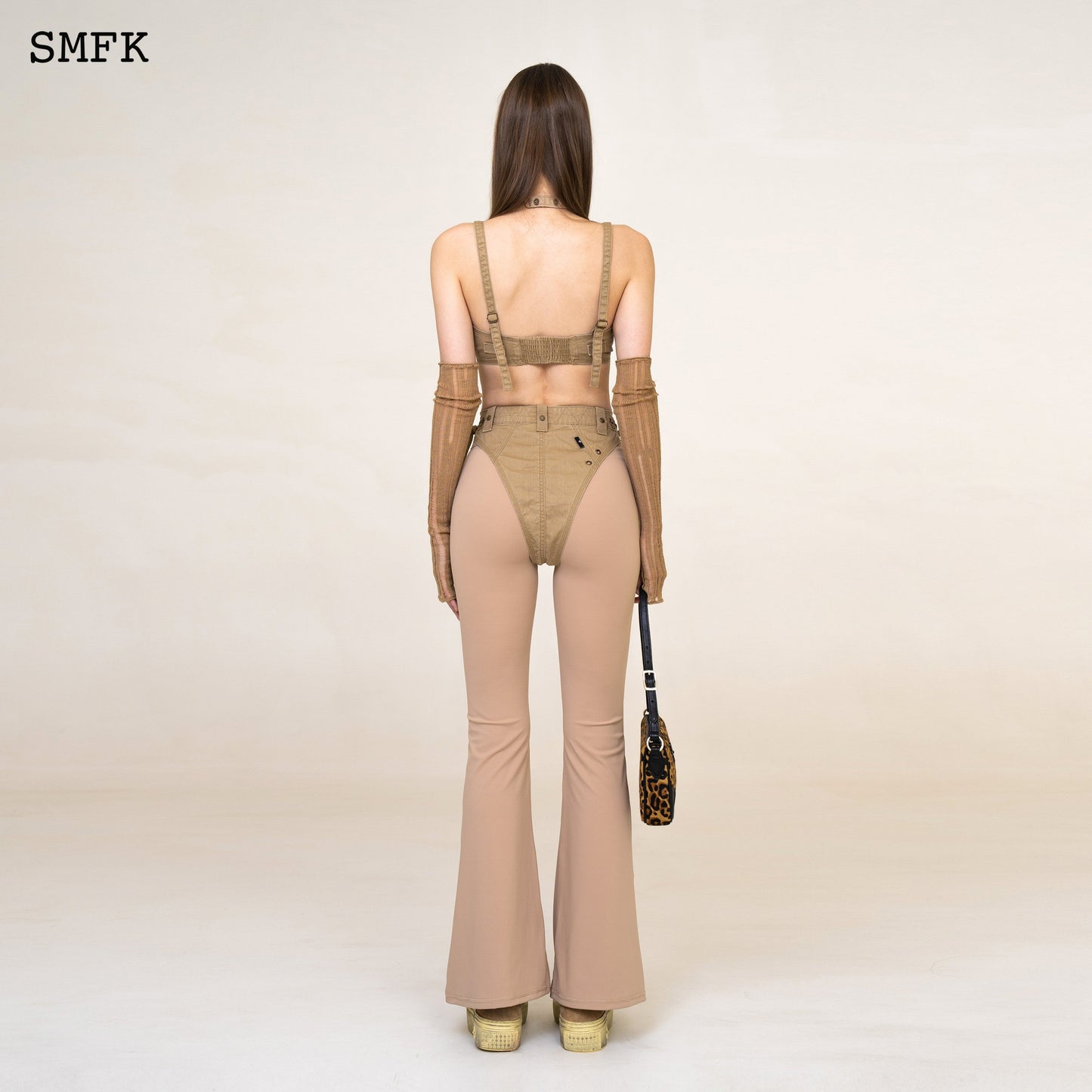 SMFK WildWorld Stray Workwear Style Bikini Wheat