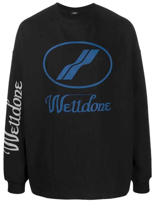 WE11DONE oversized logo sweatshirt - Fixxshop