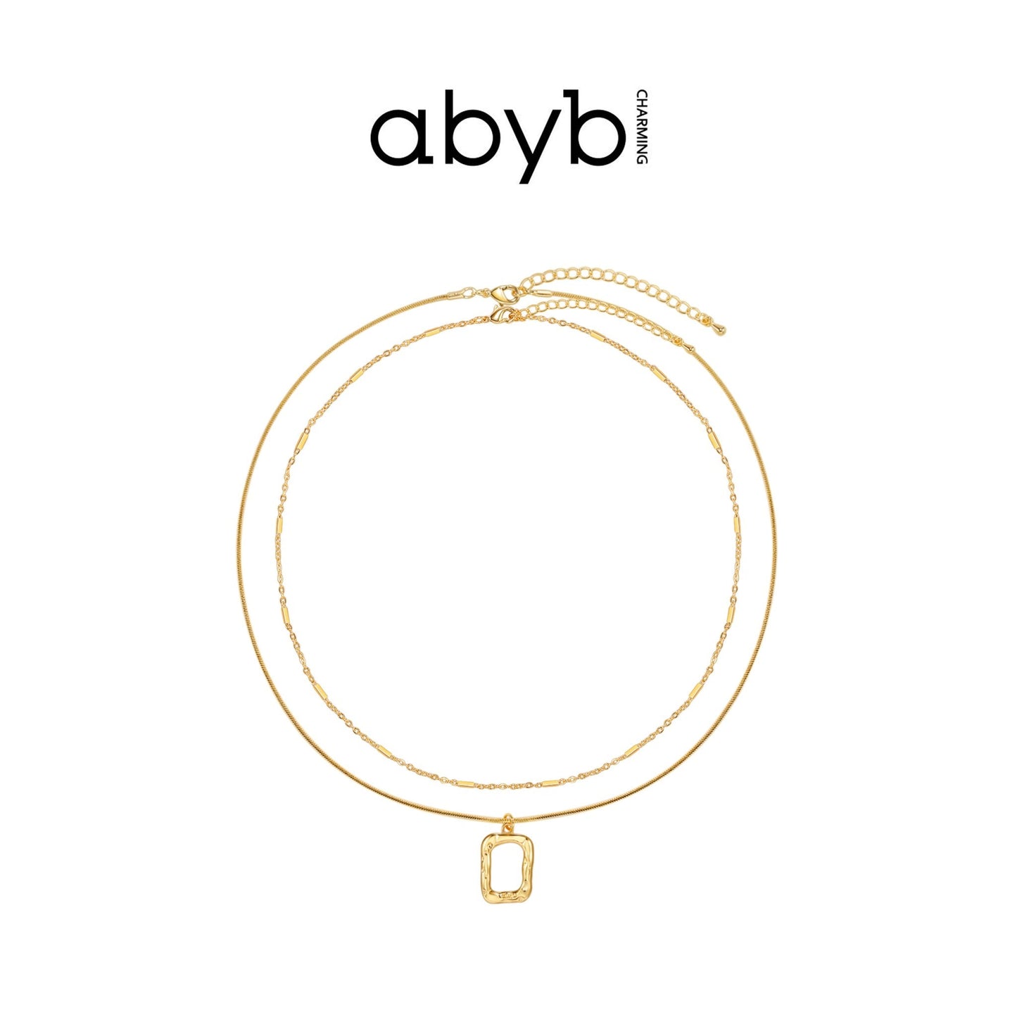 Abyb Charming Frame of Art Necklace - Fixxshop