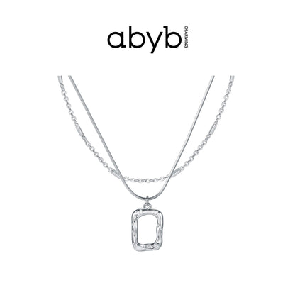 Abyb Charming Frame of Art Necklace - Fixxshop