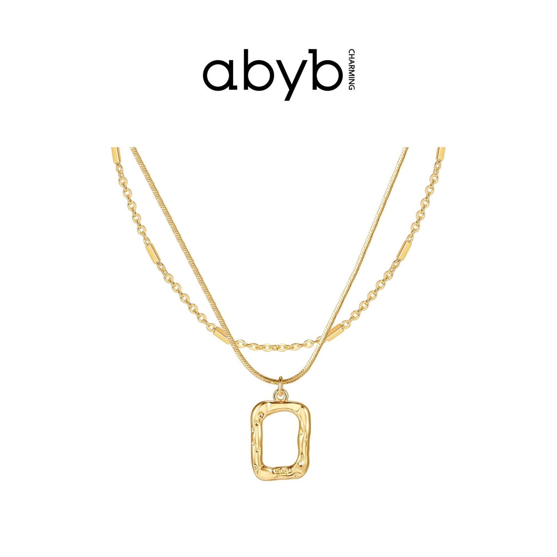 Abyb Charming Frame of Art Necklace - Fixxshop