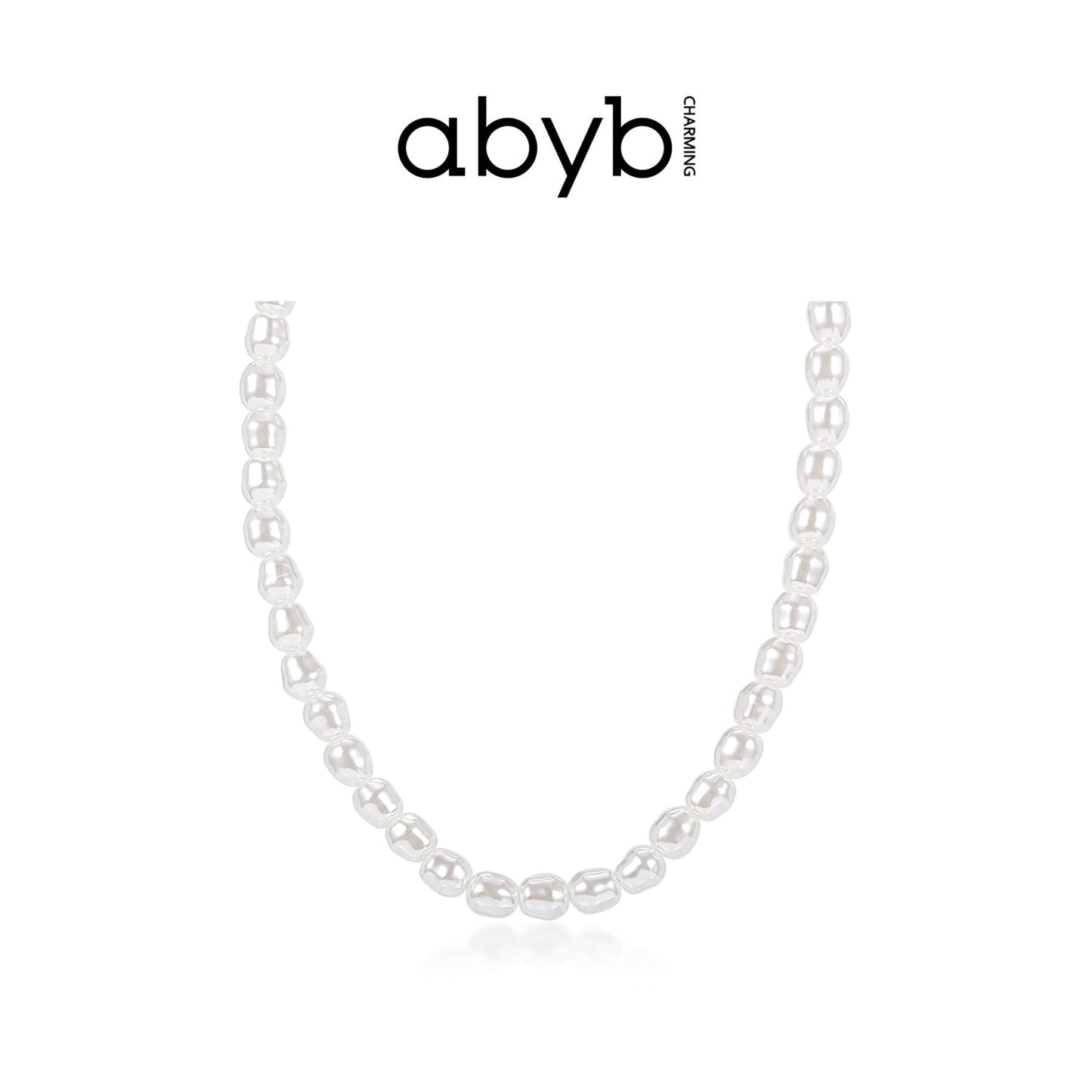 Abyb Charming M&M Pearl Choker - Fixxshop