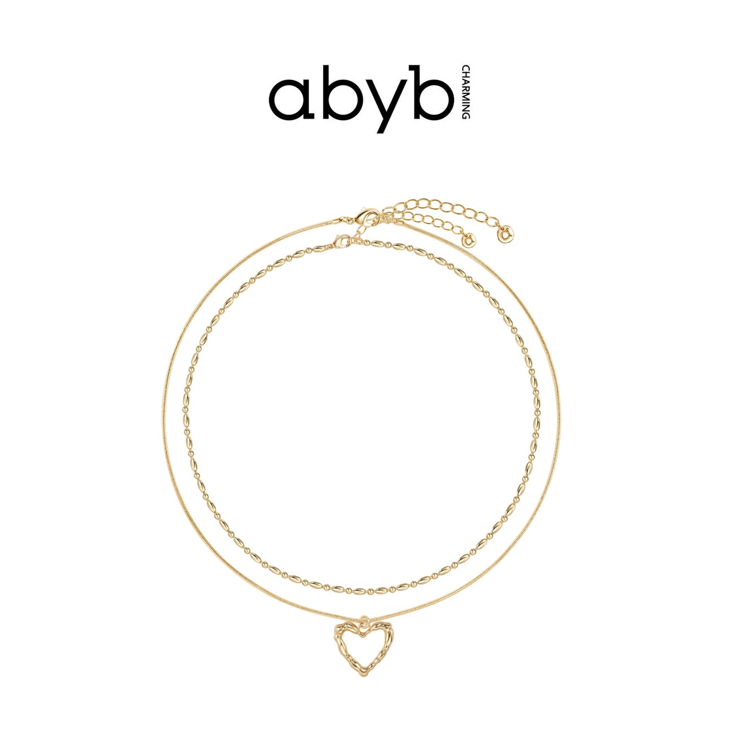 Abyb Charming The Art of Love Necklace - Fixxshop