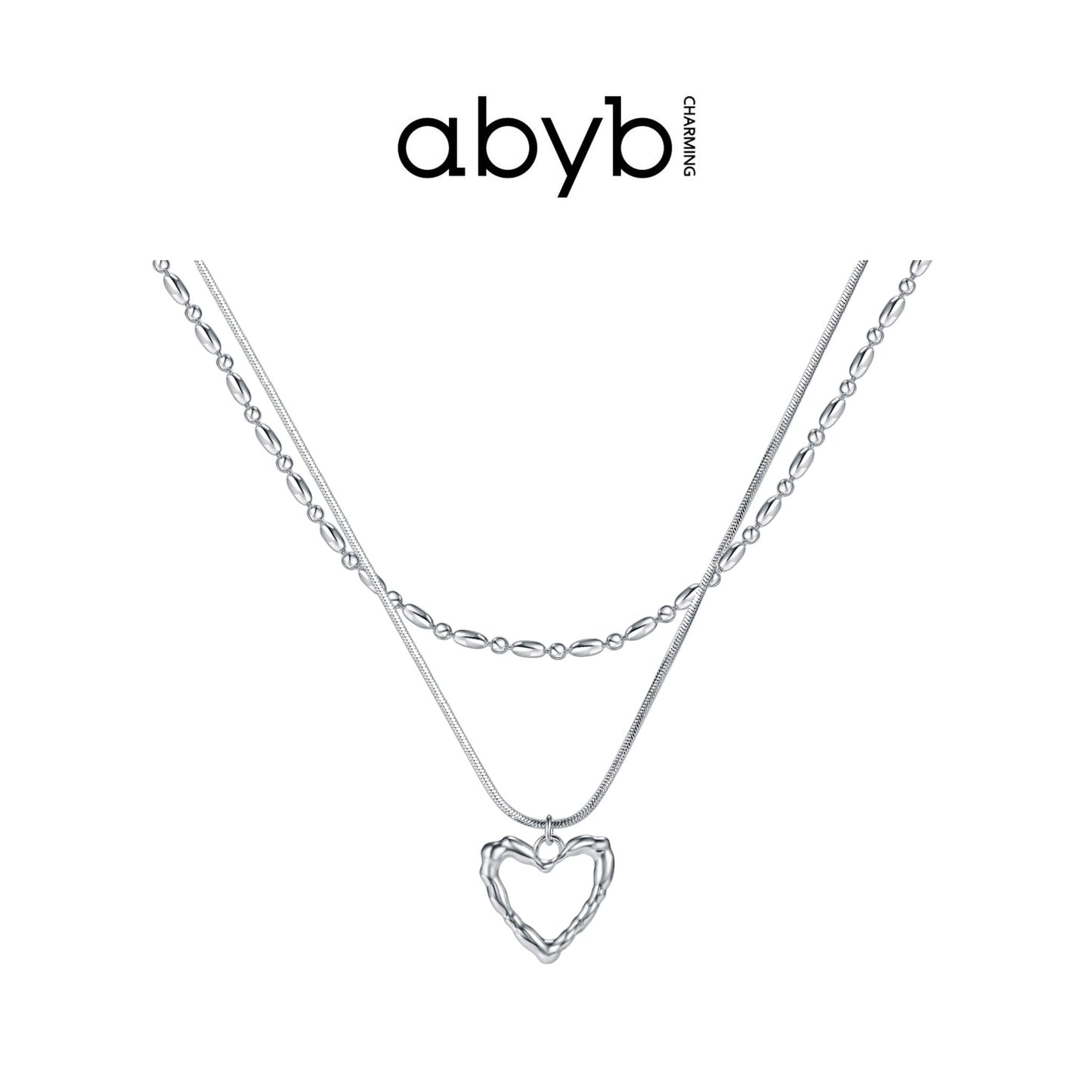 Abyb Charming The Art of Love Necklace - Fixxshop