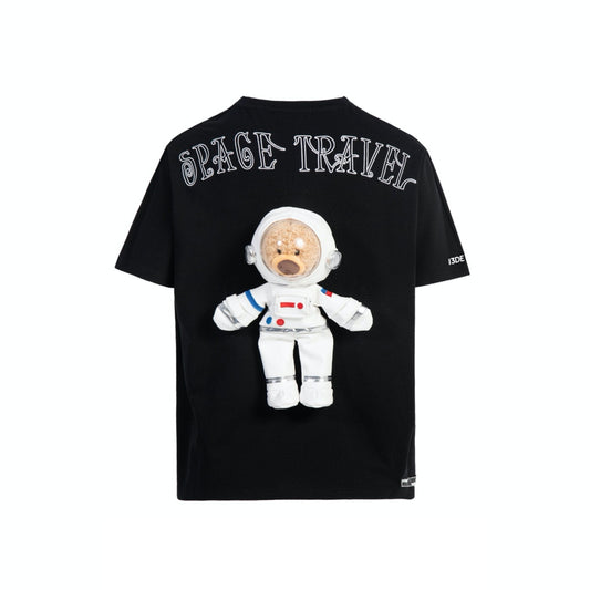 13 DE MARZO Astronaut Teddy Bear Tee Black | MADA IN CHINA