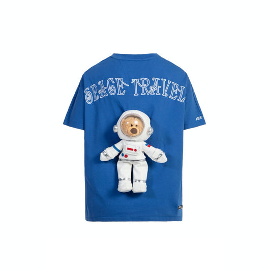 13 DE MARZO Astronaut Teddy Bear Tee Blue | MADA IN CHINA