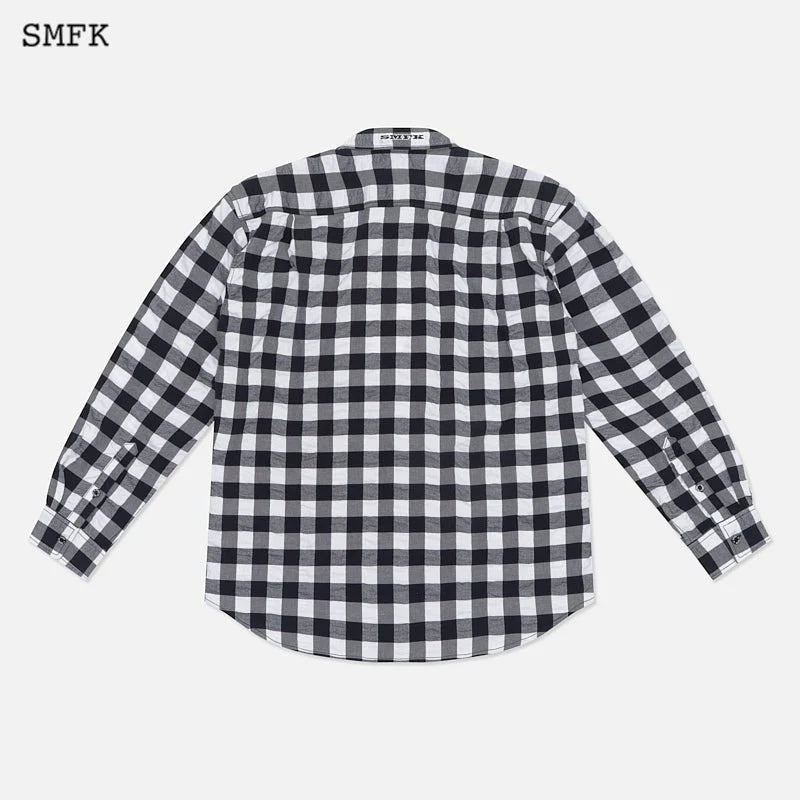 SMFK Black And White Grassland Work Shirt