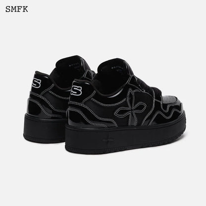 SMFK Black Balloon Skate Shoes