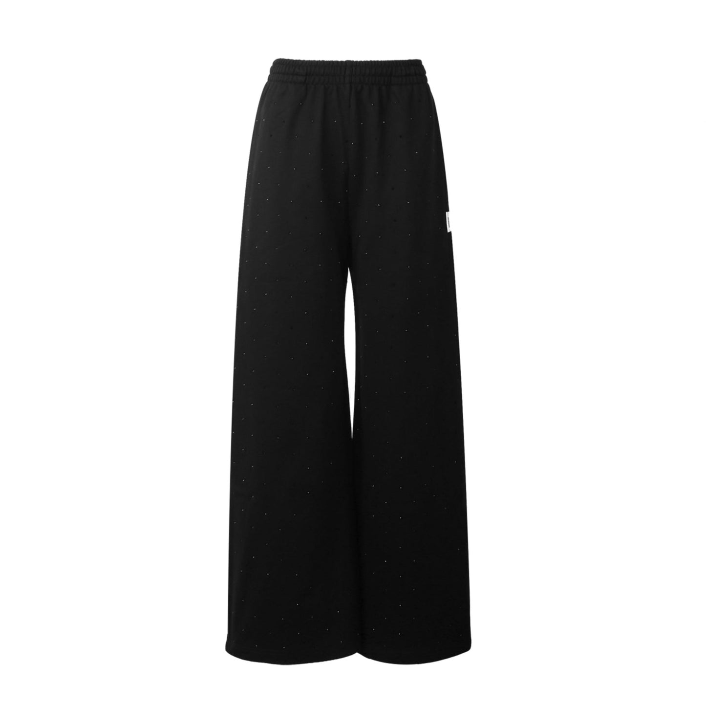 Ann Andelman Black Diamante Embellished Sweatpants