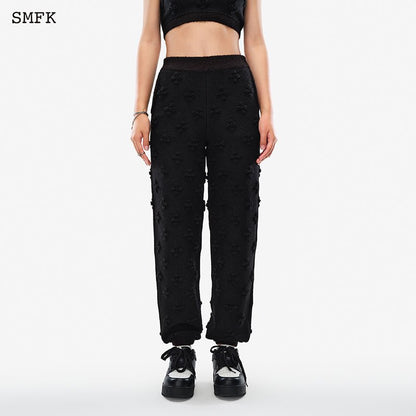 SMFK Black Garden Wool Knitted Sports Set - Fixxshop