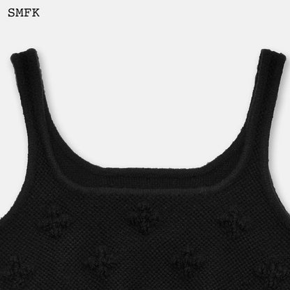 SMFK Black Garden Wool Knitted Sports Set - Fixxshop