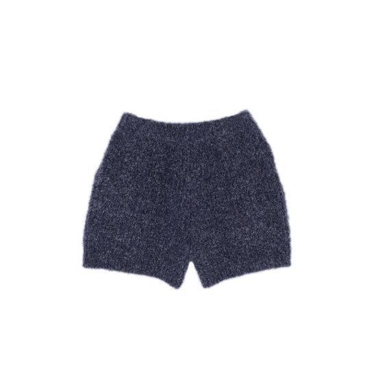 MEDIUM WELL Blue-Gray Woolen Shorts - Fixxshop
