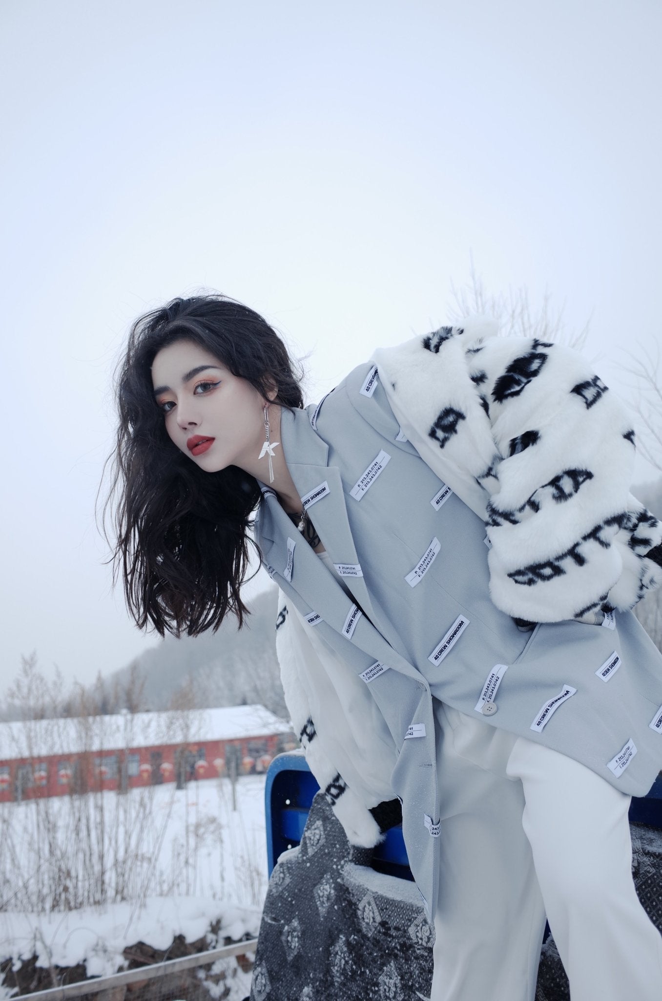 40 CREW Blue Lead Blazer Jacket | MADA IN CHINA