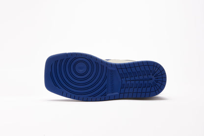 CALVIN LUO Blue Square Toe Low Sneakers | MADA IN CHINA