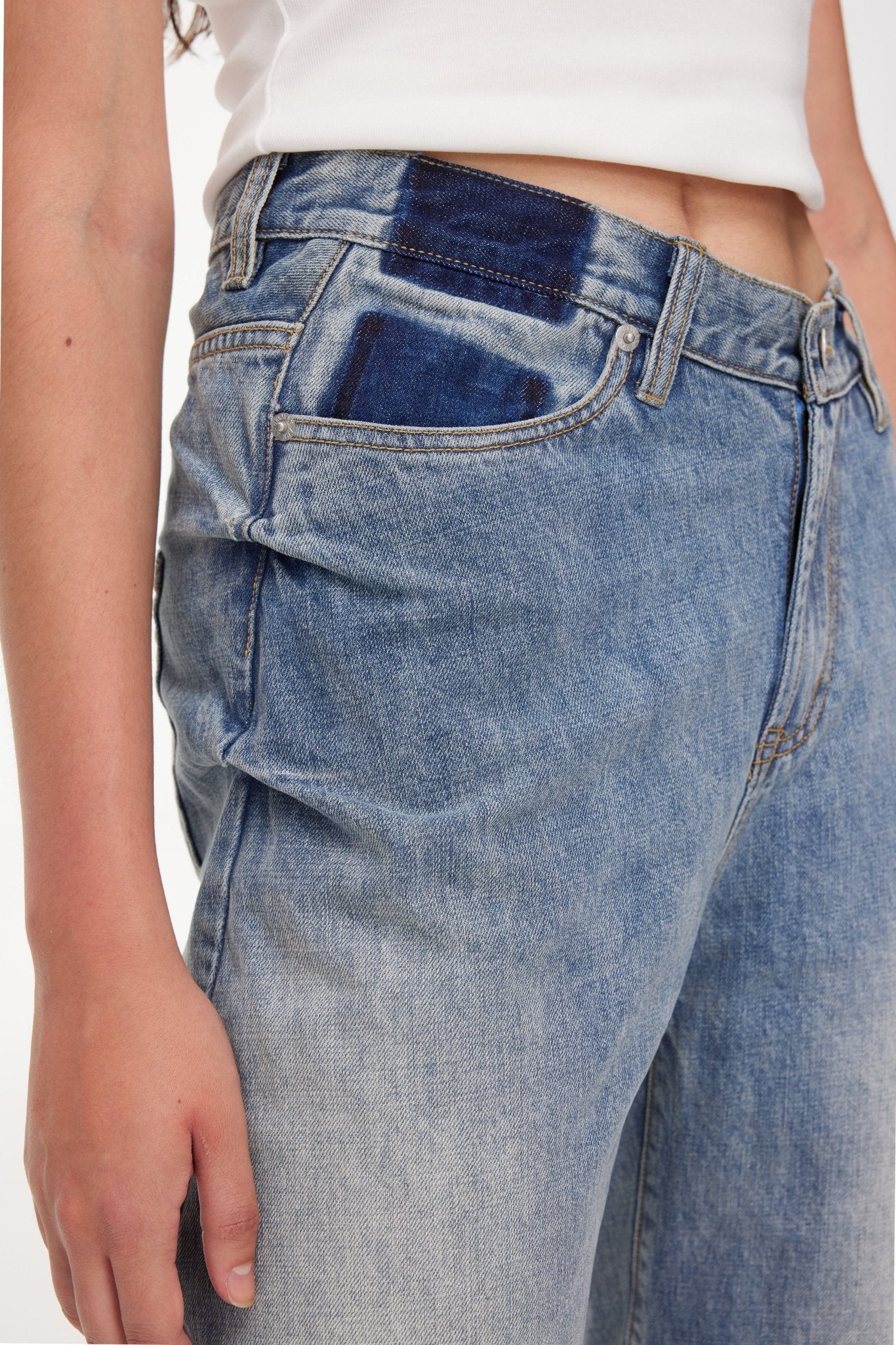 Ann Andelman Blue Twisted Jeans