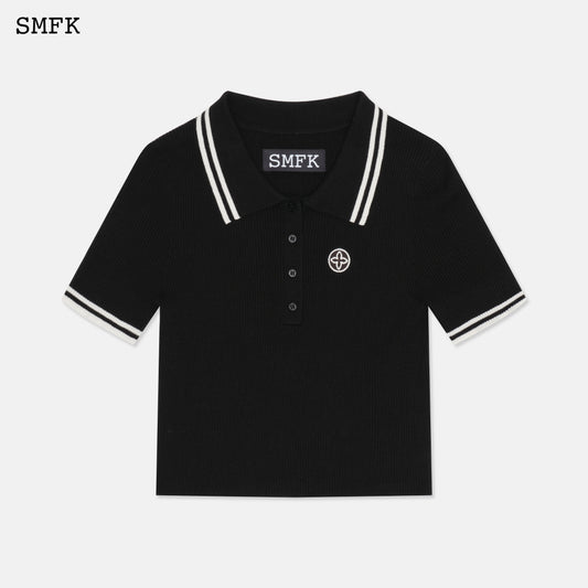 SMFK Campus Black Polo