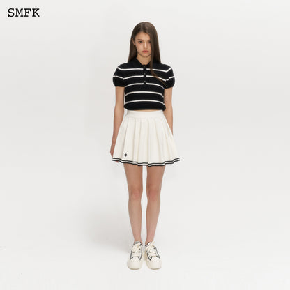 SMFK Campus Black Stripe Polo