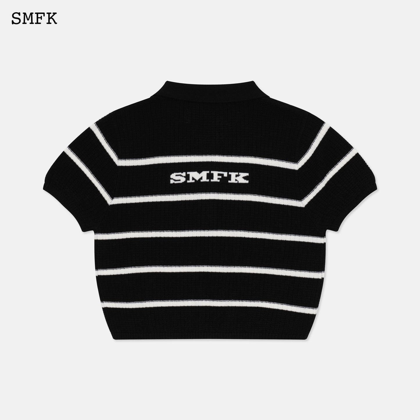 SMFK Campus Black Stripe Polo