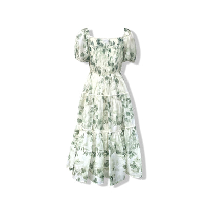 Aimme Sparrow Chiffon Floral Dress