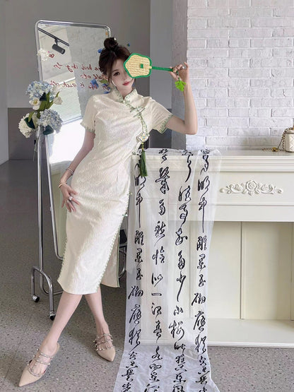 Aimme Sparrow Chinese Style Cheongsam Dress