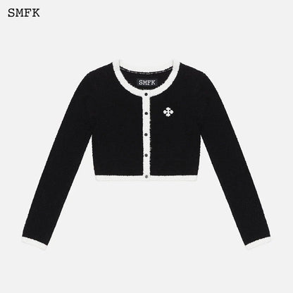 SMFK College Classical Knitted Short Cardigan