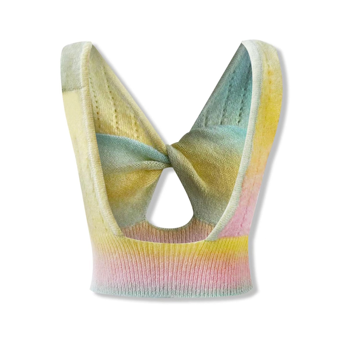 AIMME SPARROW Colorful Cutout Vest | MADA IN CHINA