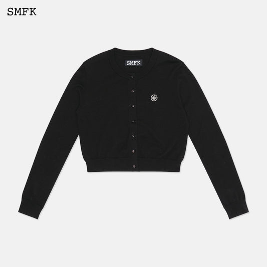 SMFK Compass Academy Black Knitted Cardigan