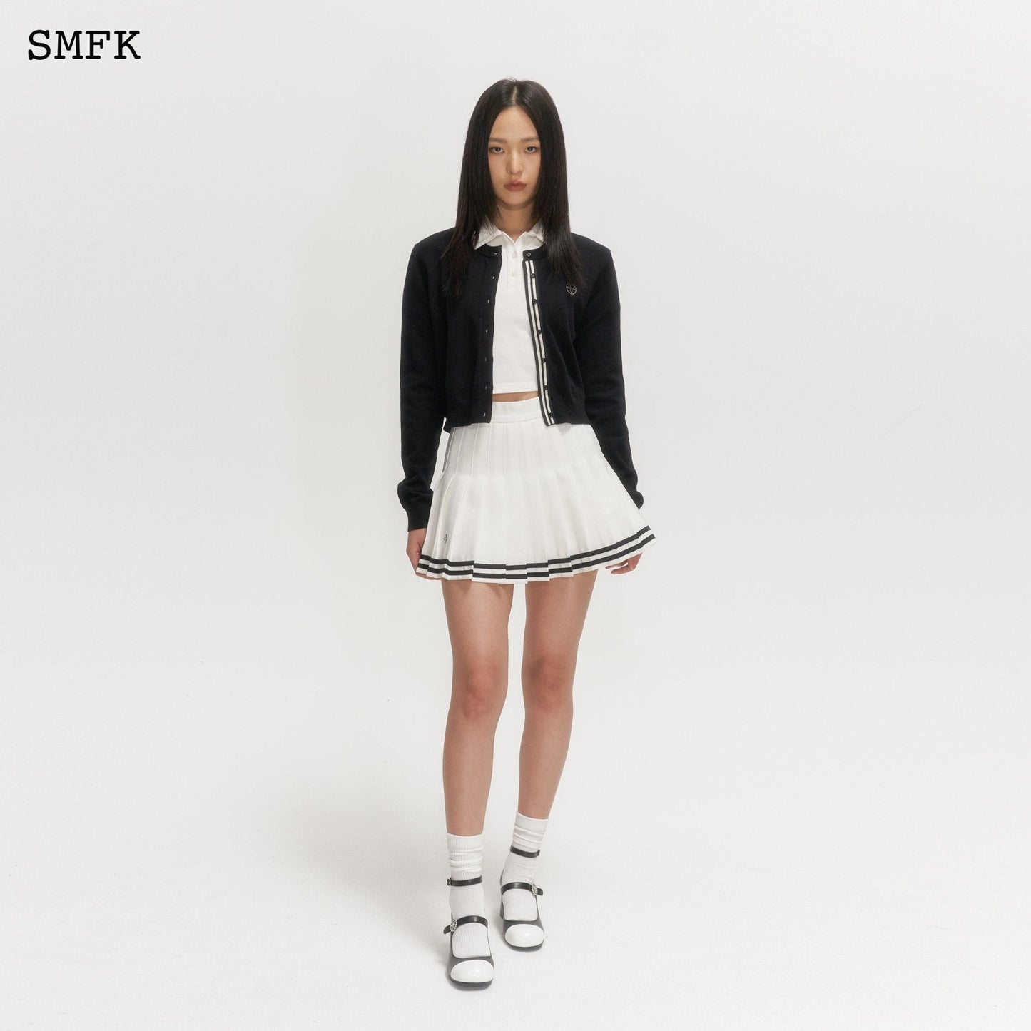 SMFK Compass Academy Black Knitted Cardigan
