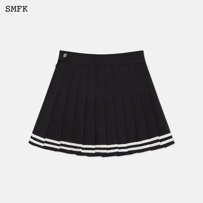 SMFK Compass Academy Black Pleated Skirt