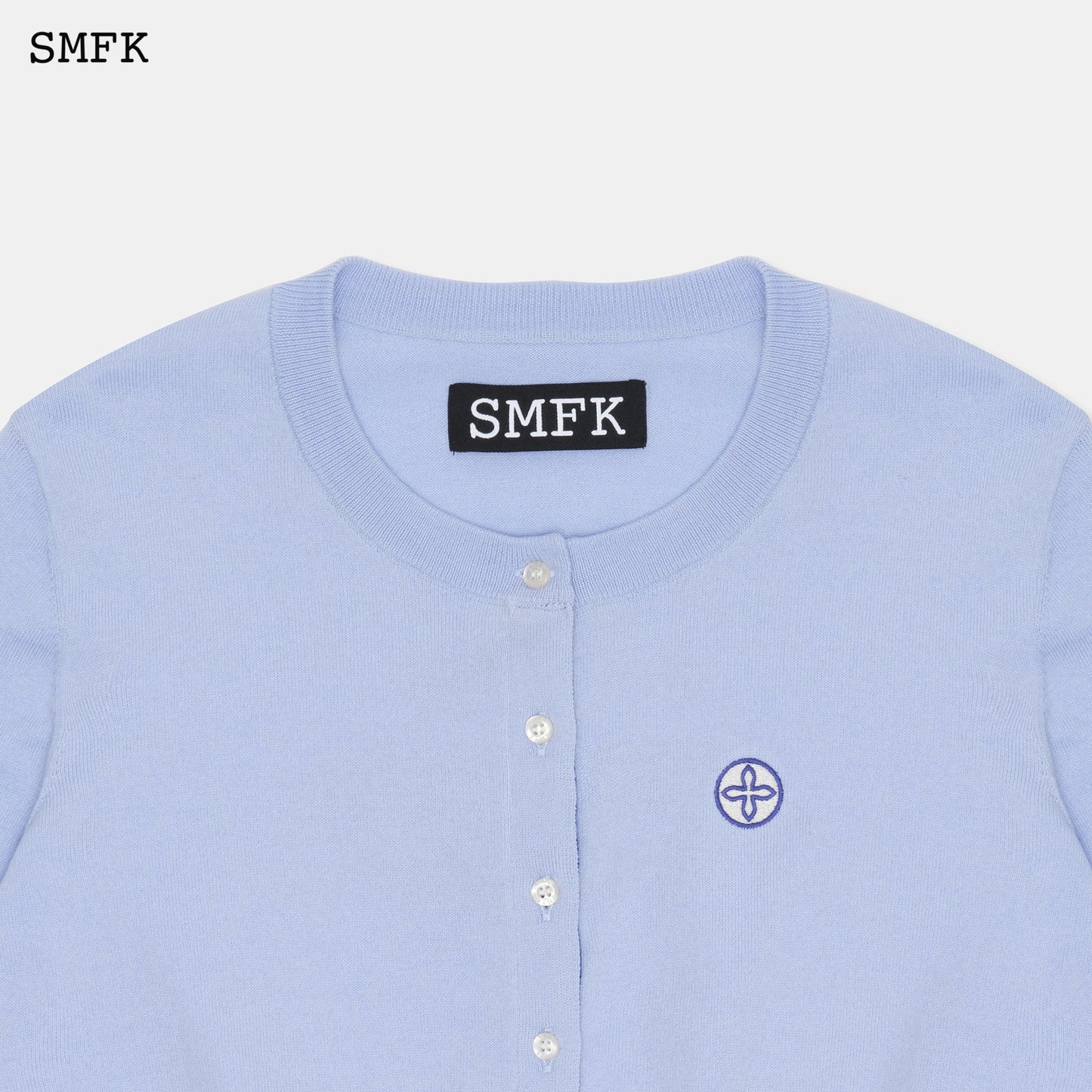 SMFK Compass Academy Blue Knitted Cardigan