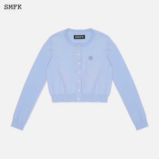 SMFK Compass Academy Blue Knitted Cardigan