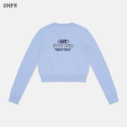 SMFK Compass Academy Blue Knitted Cardigan