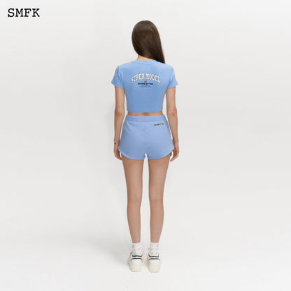 SMFK Compass Academy Blue Short Jogging Pants