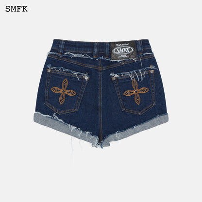 SMFK Compass Academy Navy Short Jeans