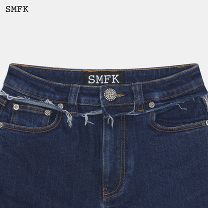 SMFK Compass Academy Navy Short Jeans