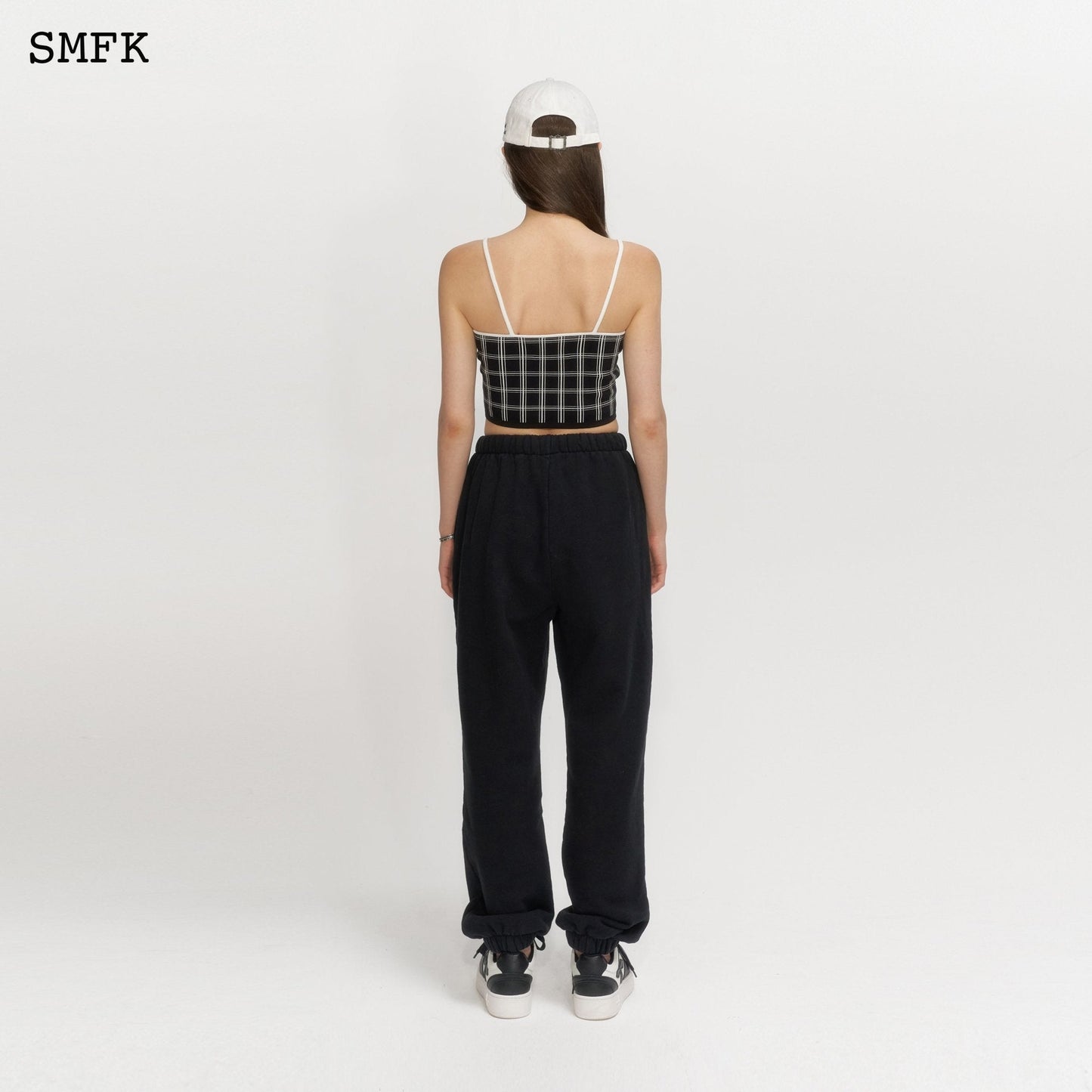 SMFK Compass Black Checkered Knitted Vest