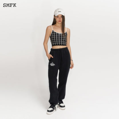 SMFK Compass Black Checkered Knitted Vest