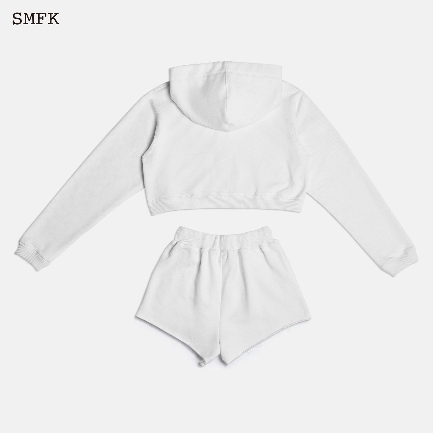 SMFK Compass Black Night Flower Retro Sports Set Sky White - Fixxshop