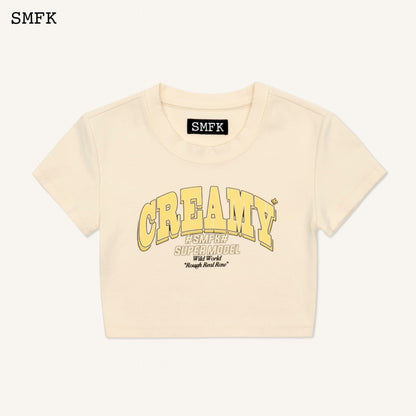 SMFK Compass Campus Dance Club Cream Short Tee