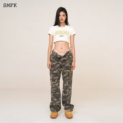 SMFK Compass Campus Dance Club Cream Short Tee