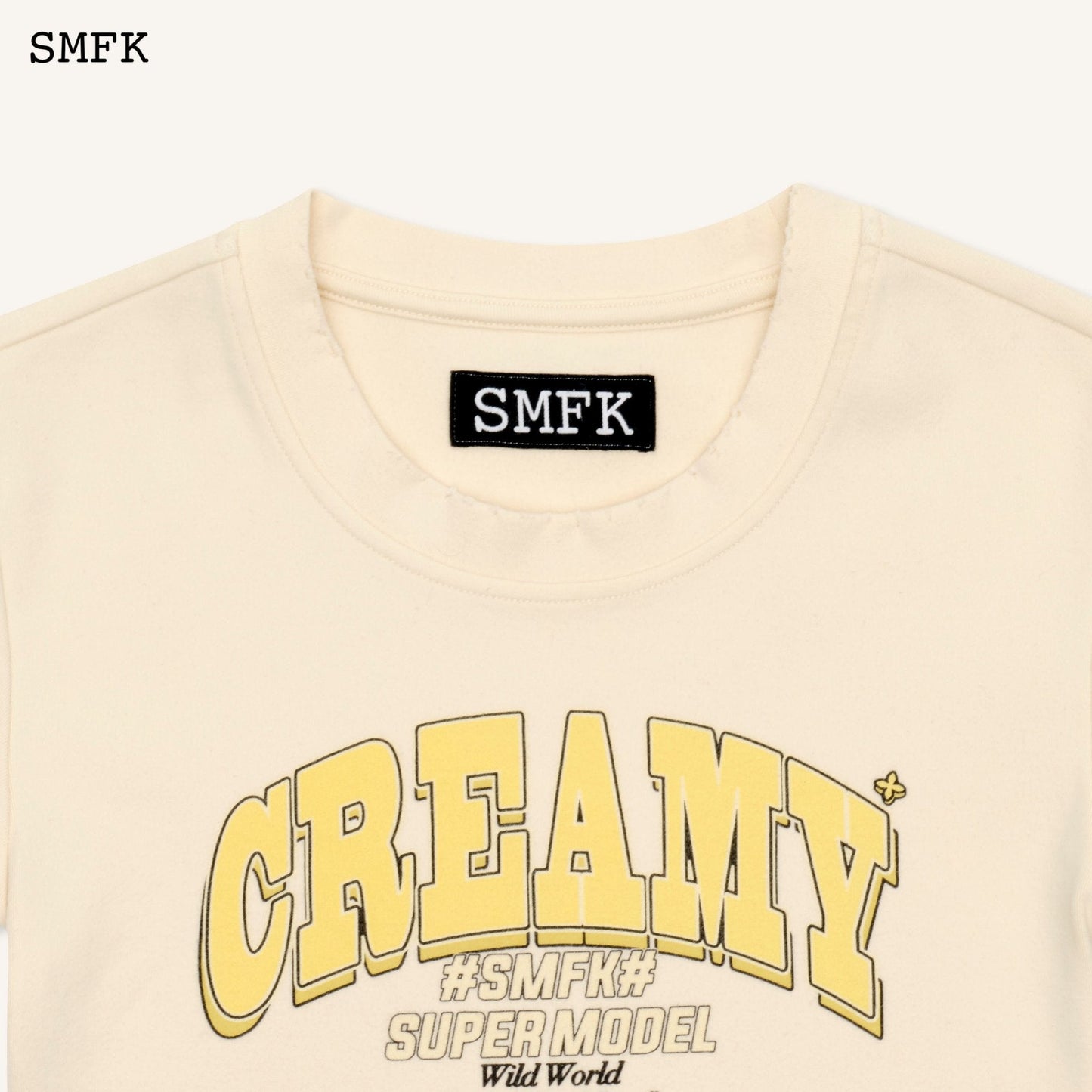 SMFK Compass Campus Dance Club Cream Short Tee