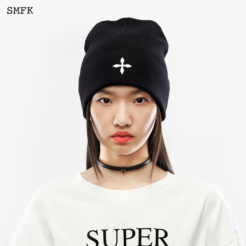 SMFK Compass Cashmere Hat Black - Fixxshop