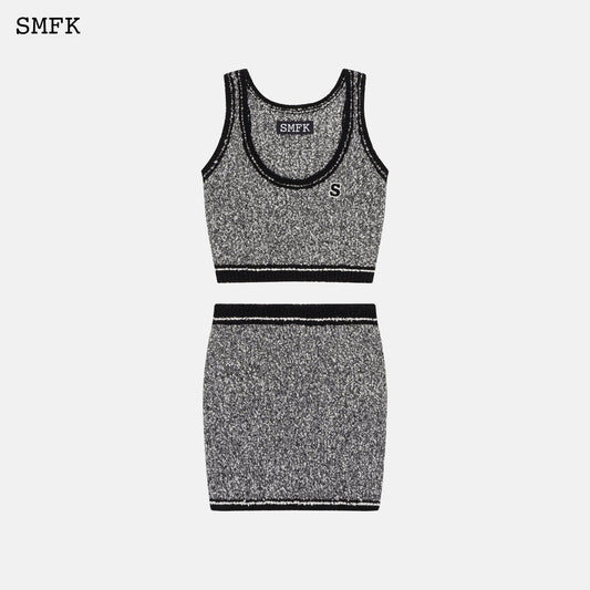 SMFK Compass Classical Black and White Knitted Set