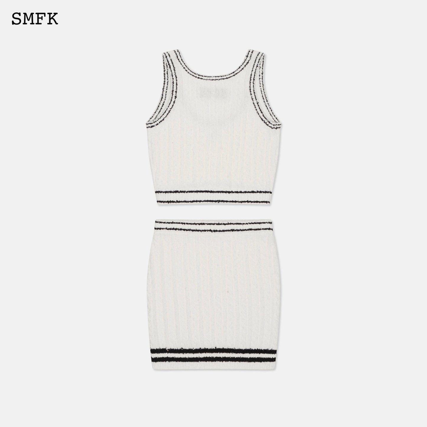 SMFK Compass Classical White Knitted Set