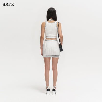 SMFK Compass Classical White Knitted Set