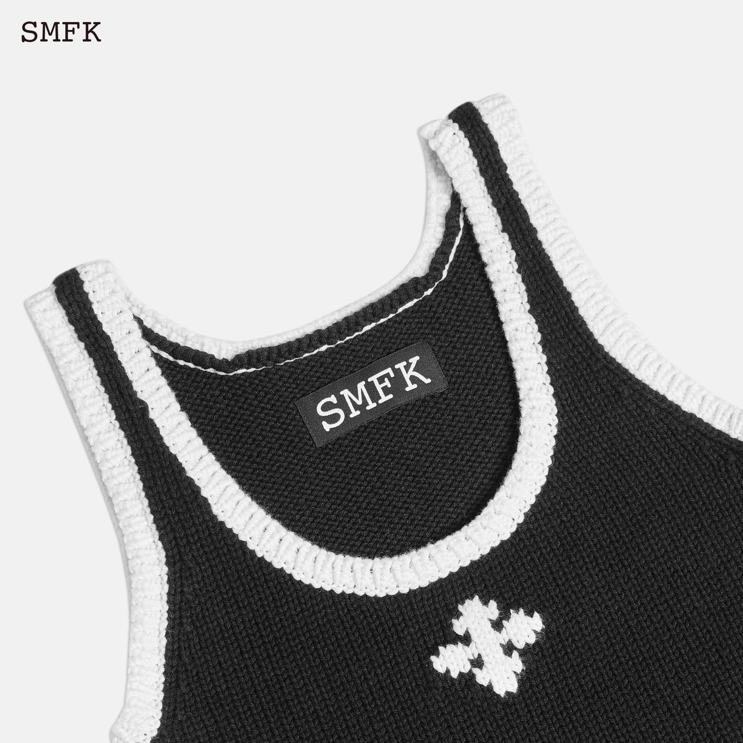 SMFK Compass Cross Cashmere Classic Knit Set Midnight Black - Fixxshop