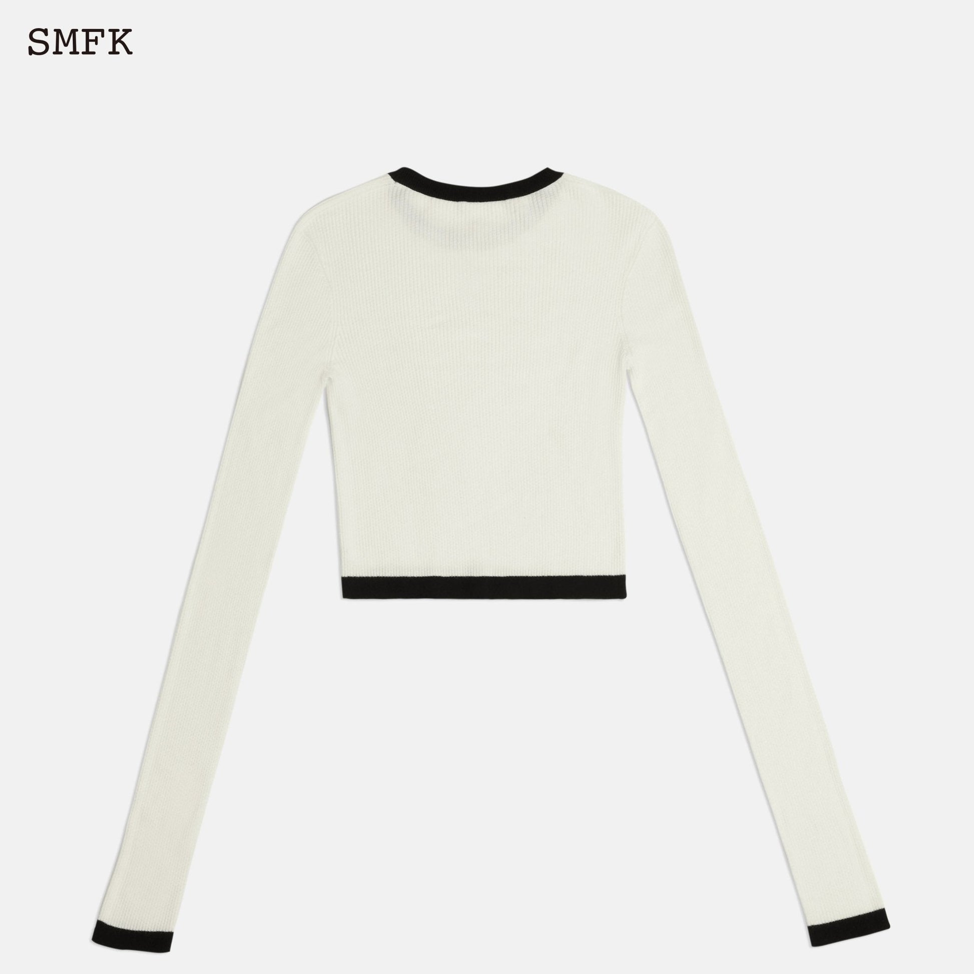 SMFK Compass Cross Classic Wool Knit Sky White - Fixxshop