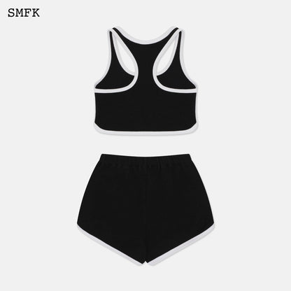 SMFK Compass Dark Night's Flower Black Joggging Set